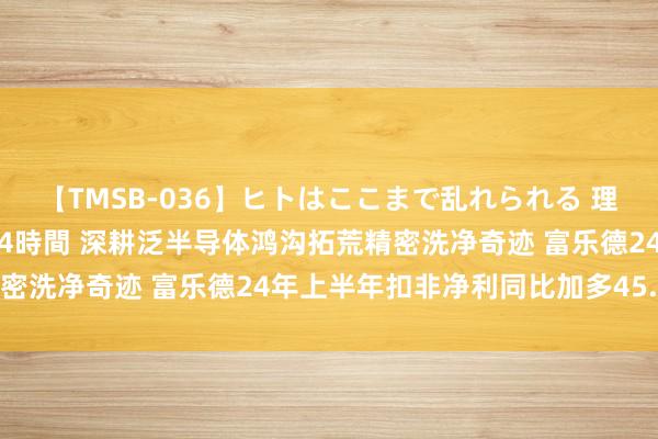 【TMSB-036】ヒトはここまで乱れられる 理性崩壊と豪快絶頂の記録4時間 深耕泛半导体鸿沟拓荒精密洗净奇迹 富乐德24年上半年扣非净利同比加多45.72%